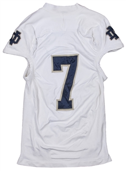 2012 Stephon Tuitt Game Used Notre Dame Road Jersey Worn For 2 Games - 9/1/12 & 9/15/12 (Steiner)